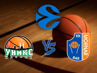 Баскетбол. Кубок Европы. УНИКС (Россия) - "Морнар Бар" (Черногория)