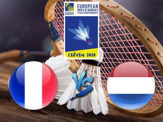 Бадминтон. Командный чемпионат Европы 2020. Мужчины. Полуфинал. Сборная Франции - Сборная Нидерландов