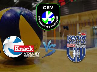 Волейбол. Лига чемпионов 20/21. Мужчины. Кнак Руселаре (Бельгия) - Верва Варшава (Польша)