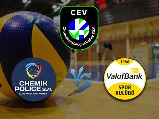 Волейбол. Лига чемпионов 20/21. Женщины. Чемик Полице (Польша) - Вакыфбанк (Турция)