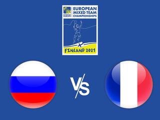 Бадминтон. Командный чемпионат Европы 2021. Полуфинал. Сборная России - Сборная Франции