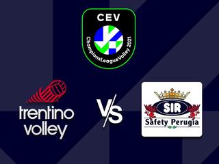 Волейбол. Лига чемпионов 2020/2021. Полуфинал. Мужчины. "Трентино" (Италия) - "Сир Сафети Перуджа" (Италия)