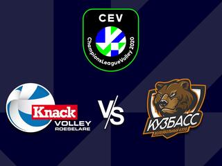 Волейбол. Лига чемпионов 19/20. Мужчины. Кнак Руселаре (Бельгия) - Кузбасс Кемерово (Россия)