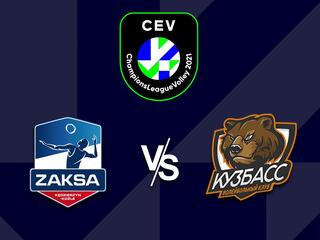 Волейбол. Лига чемпионов 20/21. Мужчины. ЗАКСА Кенджезедин Козле (Польша) - Кузбасс Кемерово (Россия)
