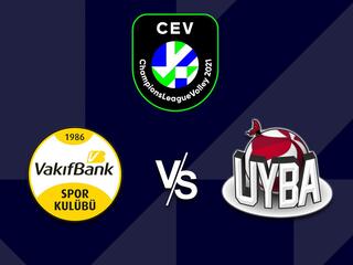 Волейбол. Лига чемпионов 20/21. Полуфинал. Женщины. Вакыфбанк (Турция) - Бусто Арсицио (Италия). Матч 1.