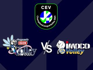 Волейбол. Лига чемпионов 20/21. Полуфинал. Женщины. Горгонзолла Новара (Италия) - Конельяно (Италия). Матч 1.