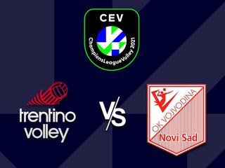Волейбол. Лига чемпионов 20/21. Мужчины. Трентино (Италия) - Воеводина Нови Сад (Сербия)