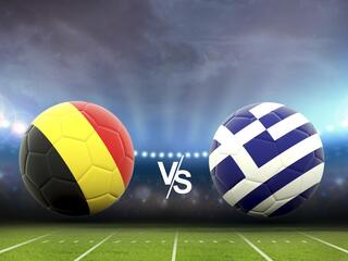 Футбол: "Бельгия" - "Греция"