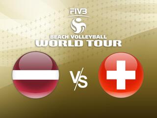 Пляжный волейбол. Этап Мирового тура FIVB. Полуфинал. Женщины. Латвия - Швейцария