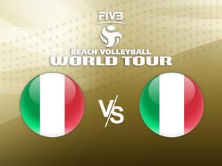 Пляжный волейбол. Этап Мирового тура FIVB 2021. Четвертьфинал. Мужчины. Италия - Италия