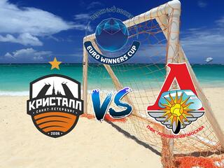 Пляжный футбол. Кубок европейских чемпионов. Мужчины. 1/4 финала. "Кристалл" (Россия) - "Локомотив" (Россия). Трансляция из Португалии