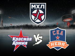 Хоккей.МХЛ.Красная Армия(Москва) - СКА 1964( Санкт-Петербург)