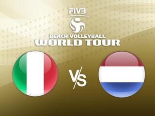 Пляжный волейбол. Мировой тур. Матч за 3-е место. Мужчины. Италия - Нидерланды