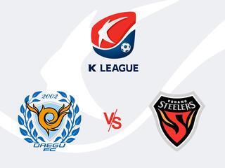 Футбол. Чемпионат Южной Кореи К-Лига 21/22 . Тэгу - Пхохан