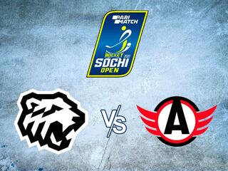 Турнир "Parimatch Sochi Hockey Open"."Трактор" - "Автомобилист"