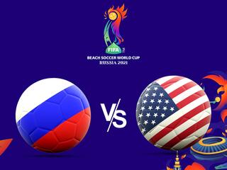 Пляжный футбол. Чемпионат мира-2021. Россия - США. Трансляция из Москвы