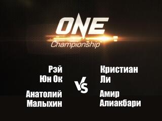 Смешанные единоборства. One FC. Рэй Юн Ок против Кристиана Ли. Анатолий Малыхин против Амира Алиакбари. Трансляция из Сингапура
