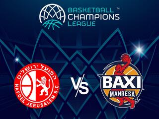 Баскетбол. Лига Чемпионов 21/22. Хапоэль Иерусалим (Израиль) - Манреса (Испания)
