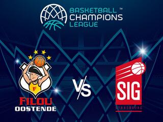 Баскетбол. Лига чемпионов 21/22. Мужчины. Филоу Остенде (Бельгия) - Страсбург (Франция)