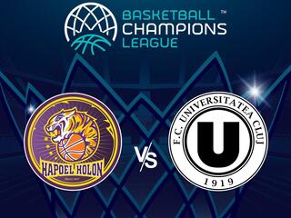 Баскетбол. Лига чемпионов 21/22. Мужчины. Хапоэль Холон (Израиль) - Клуж Напока (Румыния)