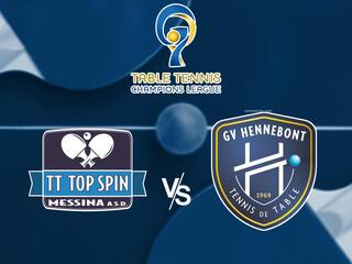 Настольный теннис. Лига чемпионов 21/22. Топ Спин Мессина(Италия) - Эннебон (Франция)