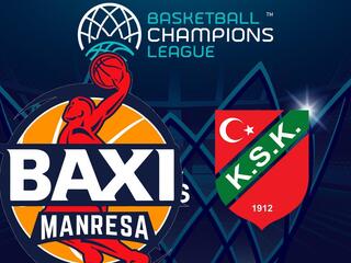 Баскетбол. Лига чемпионов 21/22. Манреса (Испания) - Каршияка (Турция)