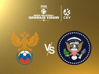 Пляжный волейбол. Мировой тур. Сочи 2021. Женщины. Полуфинал. Россия - США