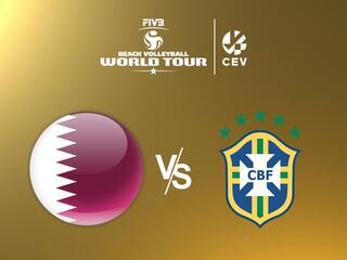 Пляжный волейбол. Мировой тур. Сочи 2021. Мужчины. Катар - Бразилия