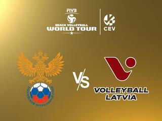 Пляжный волейбол. Мировой тур. Сочи 2021. Женщины. Матч за 3-е место. Россия - Латвия