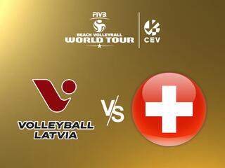 Пляжный волейбол. Мировой тур. Женщины. Полуфинал. Латвия - Швейцария
