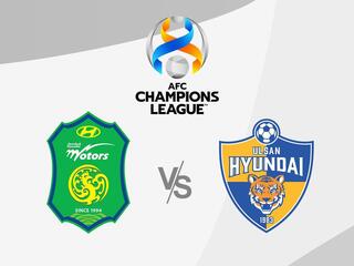 Футбол. Лига чемпионов AFC 20/21. Четвертьфинал. Чонбук (Южная Корея) - Ульсан (Южная Корея)