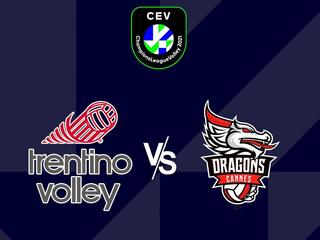 Волейбол. Лига чемпионов 21/22. Мужчины. Трентино (Италия) - Канны (Франция)