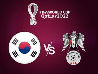 Футбол. Отборочные матчи на ЧМ 2022. Квалификация. Южная Корея - Сирия