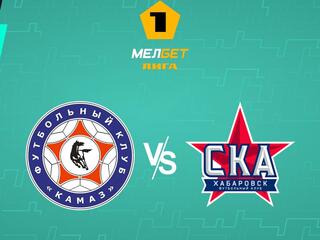 Футбол. "Мелбет - первая лига". "КАМАЗ" (Набережные Челны) - "СКА-Хабаровск"