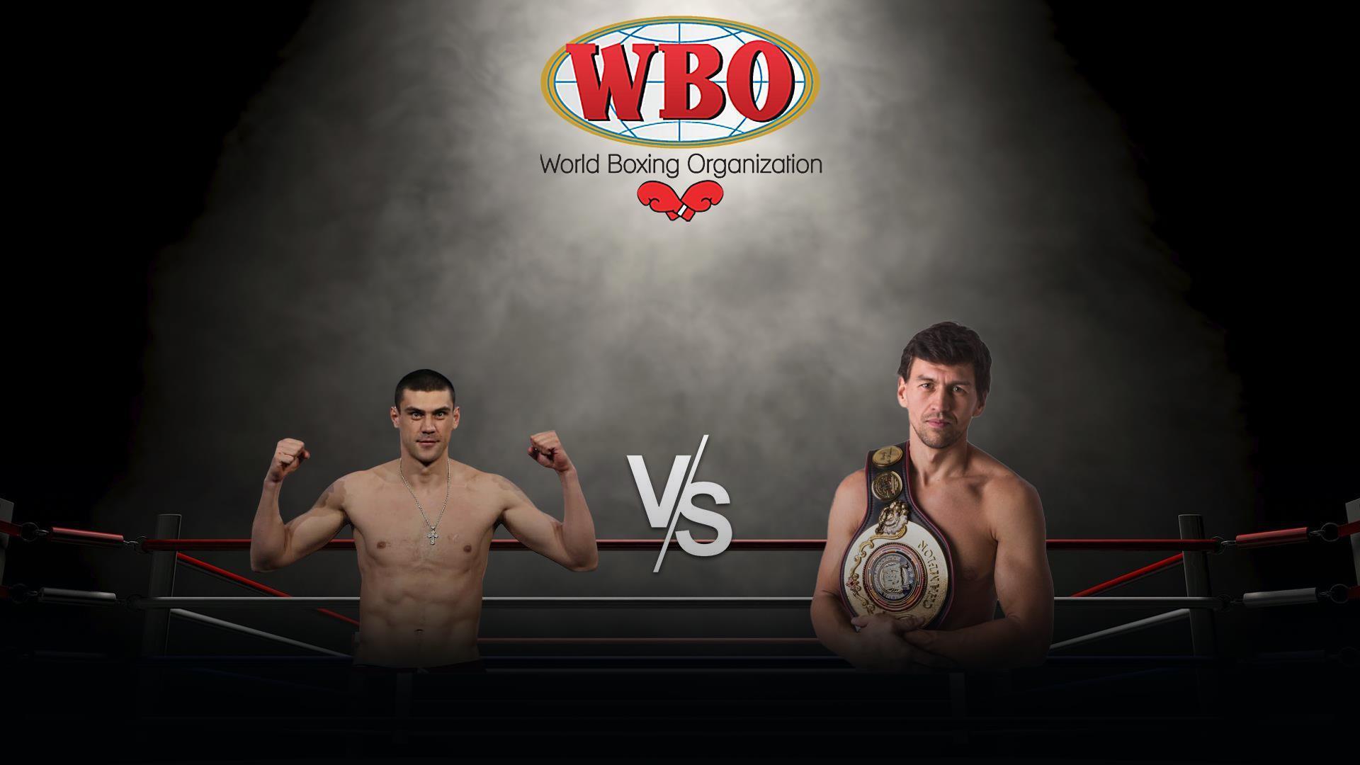 10-раундовый бой в первом тяжелом весе ( до 90,7 кг) за титул WBO Inter-Continental. Евгений Тищенко (Россия) - Исса Акбербаев (Казахстан)