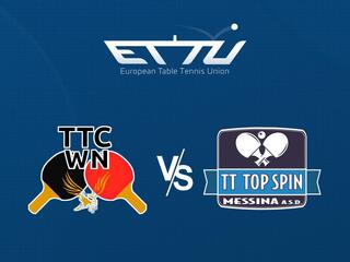 Настольный теннис. Второй групповой турнир Лиги чемпионов 21/22. Группа В. Виннер (Австрия) - Топ Спин Мессина (Италия)