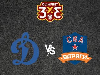 Olimpbet Чемпионат МХЛ. МХК "Динамо" -"СКА-Варяги"