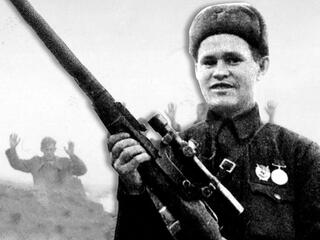 Каждый немец его боялся. Зайцев Василий Григорьевич. Советский снайпер. Герой СССР
