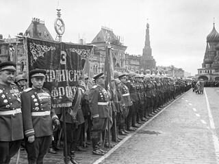 Парад Победы на Красной площади в Москве 1945 года
