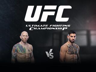 Смешанные единоборства. UFC. Джош Эмметт против Илии Топурии. Трансляция из США