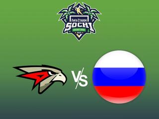 Хоккей. Лига Ставок Sochi Hockey Open. "Авангард" (Омск) - Сборная России