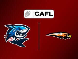 Американский футбол. CAFL. Кэпитал Шаркс - Янтарные Ястребы