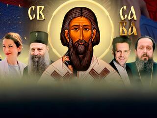 Святой Савва. Русский цвет на Сербском флаге