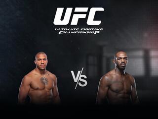 Смешанные единоборства. UFC. Сирил Ган против Джона Джонса. Трансляция из США