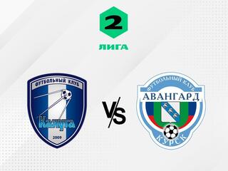 Футбол. 2 Лига А. Калуга - Авангард (Курск). 2-й тур