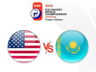 Хоккей. Чемпионат мира. США - Казахстан. Трансляция из Чехии