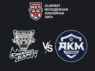 OLIMPBET Чемпионат МХЛ. "Снежные Барсы" - "АКМ-Новомосковск"