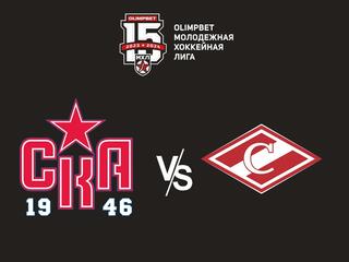 Хоккей. Olimpbet Чемпионат МХЛ. Финал Кубка Харламова. "СКА-1946" (Санкт-Петербург) - МХК "Спартак" (Москва)