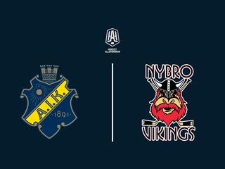 Хоккей Шведская Лига Оллсвенскан. Регулярный сезон 2025/26. АИК (Стокгольм) - Нюбро Вайкингз