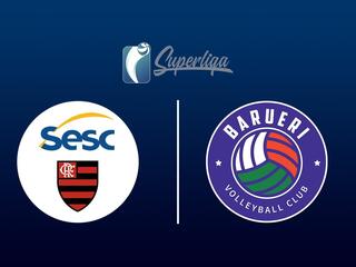 Волейбол Бразилия. Женщины. Суперлига. Регулярный сезон 2025/26. 1 тур. СЕСК-Фламенго - Баруэри